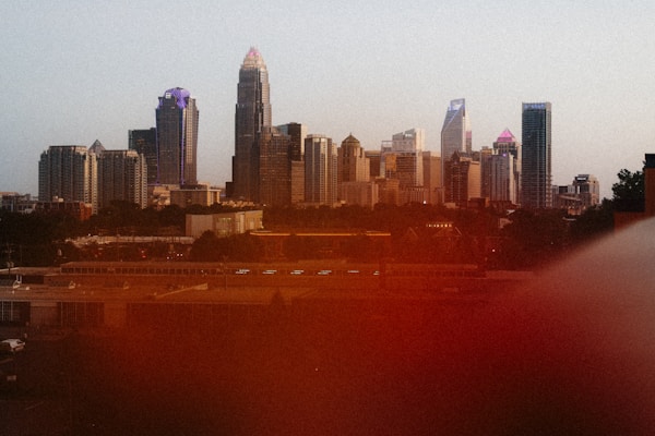 Charlotte, North Carolina skyline at twilight
